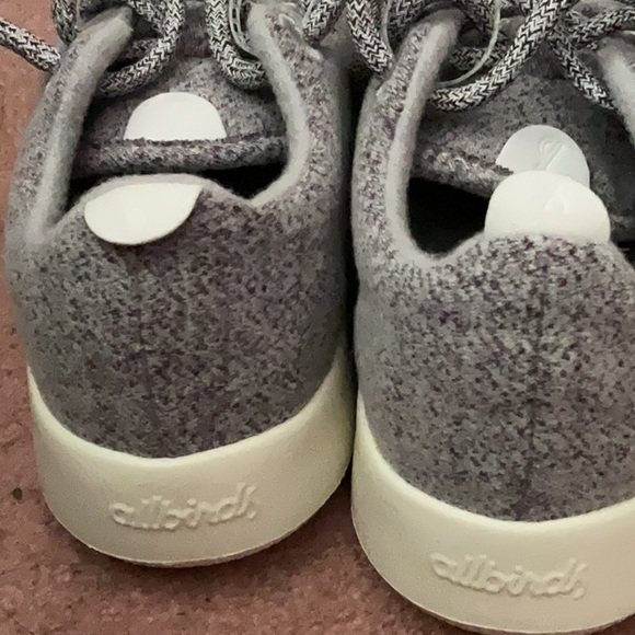 Allbirds purple gray woolrunner shoes sneakers size 5 - Picture 3 of 5